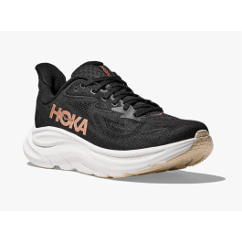 HOKA CLIFTON 10 - נעלי ספורט נשים הוקה קליפטון 10 בצבע שחור/רוז זהב
