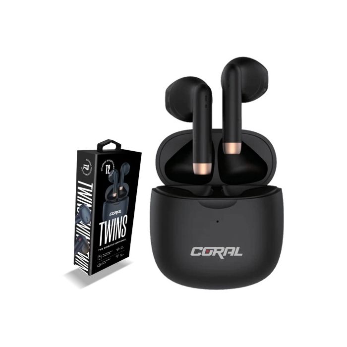 אוזניות אלחוטיות CORAL TWINS bluetooth