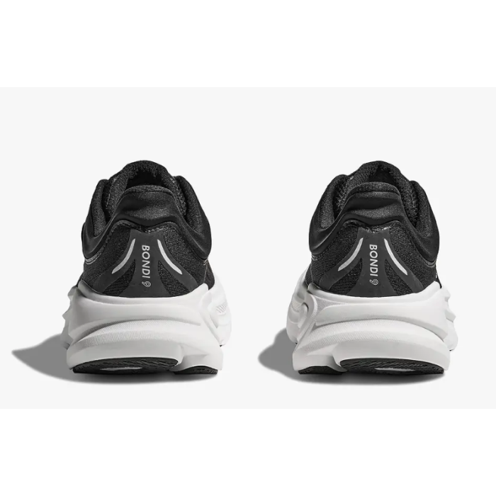 HOKA BONDI WIDE 9 - נעלי ספורט גברים בונדי 9 רחבות בצבע שחור/לבן