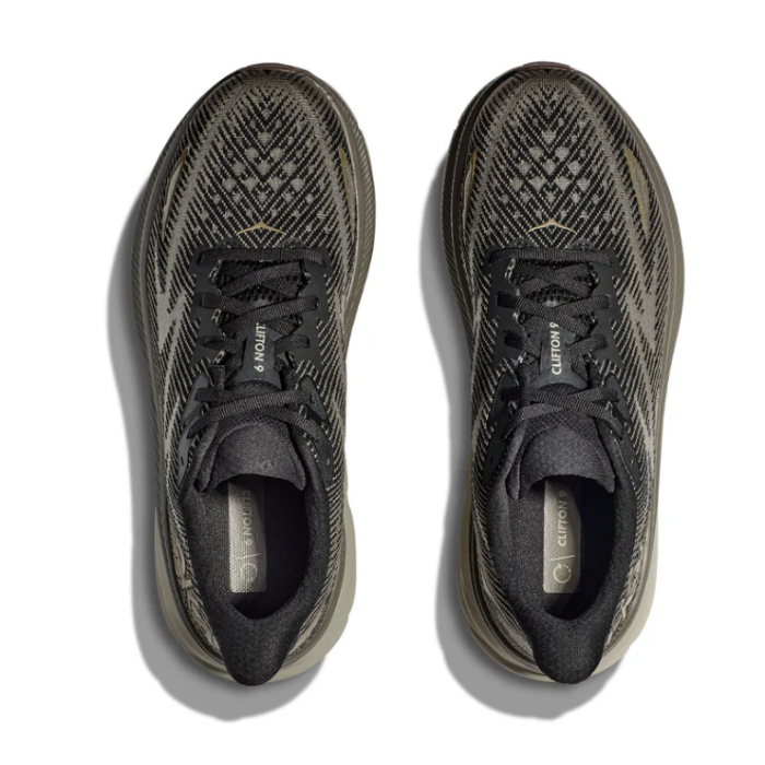 HOKA Clifton 9 - נעלי ספורט גברים הוקה קליפטון 9 בצבע שחור/צפחה