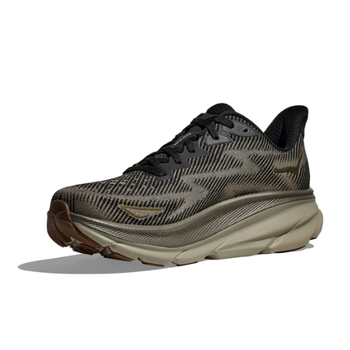 HOKA Clifton 9 - נעלי ספורט גברים הוקה קליפטון 9 בצבע שחור/צפחה