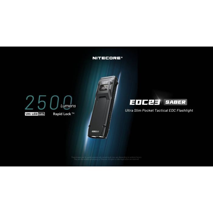 פנס יד הצפה קטן וקומפקטי נטען 2500 לומן EDC23