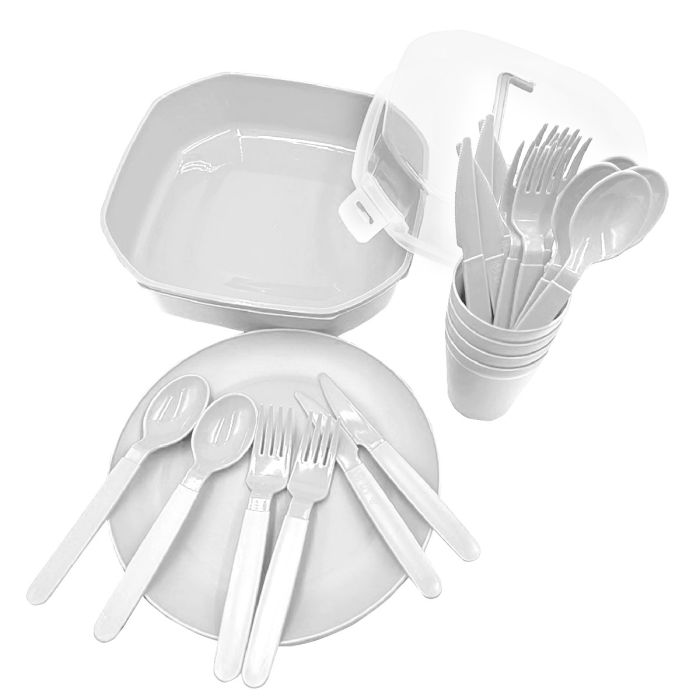 סט אוכל רב פעמי ל-6 סועדים – פיקניק