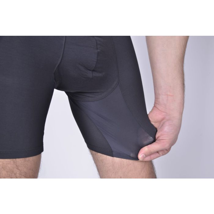 2 יחידות בוקסרים ארוכים מנדפי זיעה Dry-fit בד הבמבוק BREEZE