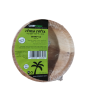 צלחת עגולה  עץ  13 ס"מ ECO  ידידותי לסביבה 12 יח