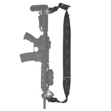 רצועה לנשק דו או חד נקודתית דגם SOF 25 שחור MASADA ARMOUR