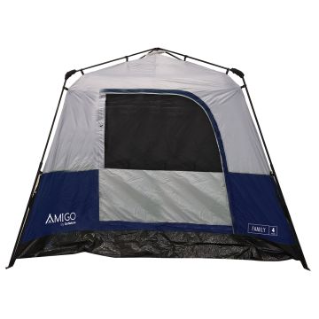 אוהל קמפינג משפחתי - אוהל פתיחה מהירה 4 אנשים 