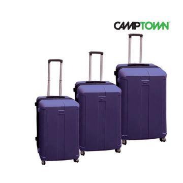 סט 3 מזוודות דגם Granada Abs בצבע סגול כהה CAMPTOWN