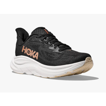 HOKA CLIFTON 10 - נעלי ספורט נשים הוקה קליפטון 10 בצבע שחור/רוז זהב