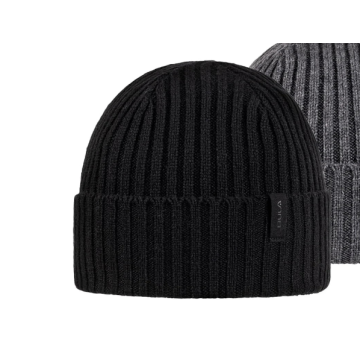 כובע גרב מצמר מרינו  צבע שחור Bula