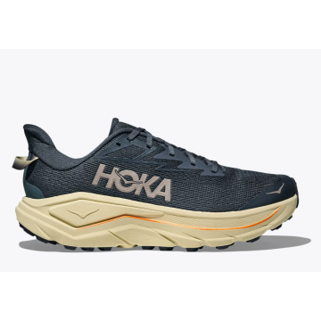 נעלי ספורט לגברים הוקה צ’אלנג’ר 8 רחבות נייבי בהיר/ירקרק - Hoka Challenger 8 Wide