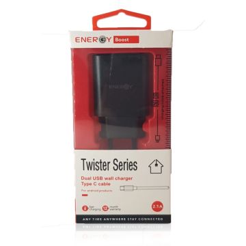 מטען Energy Twister Series TYPE-c