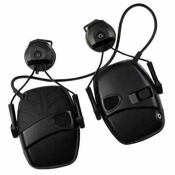 אוזניות אלקטרוניות להפחתת רעשים 82DB מתחברות קסדה טקטית