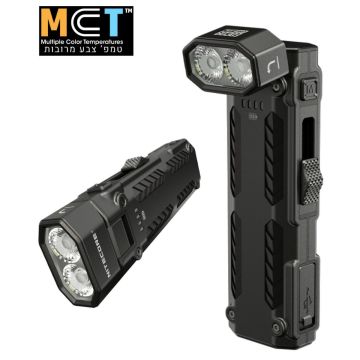 פנס יד זוויתי מגנטי נטען לטכנאים 1600 לומן EDC09