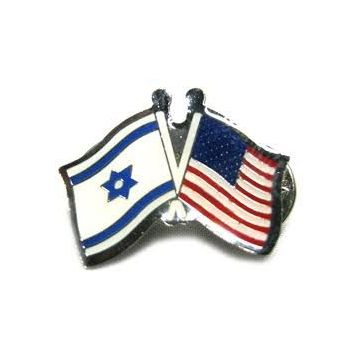 סיכת דגל ארה״ב ישראל