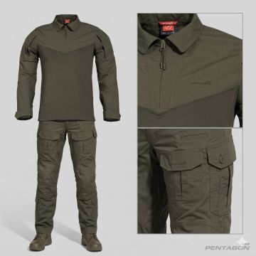 סט מדים טקטי פרימיום - חולצת Ranger ומכנסי Wolf מבית Pentagon