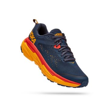 Hoka Challenger 6 - נעלי ספורט גברים הוקה צ'אלנג'ר 6 בצבע נייבי/אדום/כתום