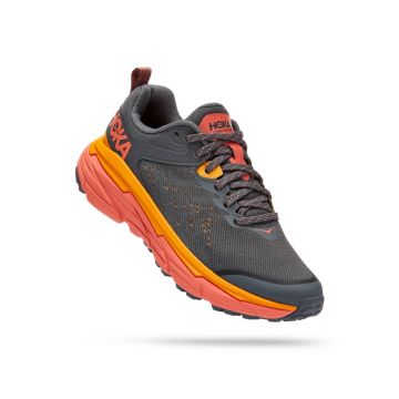 Hoka Challenger 6 Wide - נעלי ספורט נשים הוקה צ'אלנג'ר 6 רחבות בצבע נייבי/כתום-ורוד