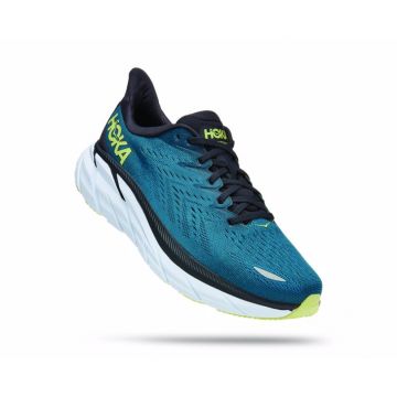 Hoka Clifton 8 - נעלי ספורט גברים הוקה קליפטון 8 בצבע כחול/קורל/שחור