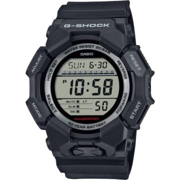 שעון יד דיגיטלי לגברים עם רצועת שרף Casio G-shock GD-010-1D - צבע שחור