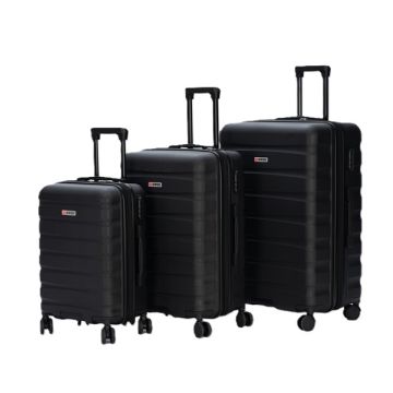 סט 3 מזוודות קשיחות דגם מדריד 20"/ 24"/ 28" מבית מותג היוקרה Go Swiss