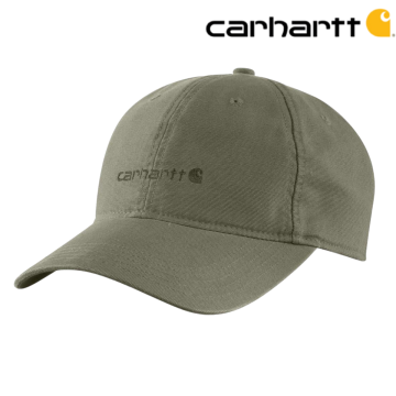 כובע מצחייה מקנבס עם לוגו רקום CARHARTT 6810