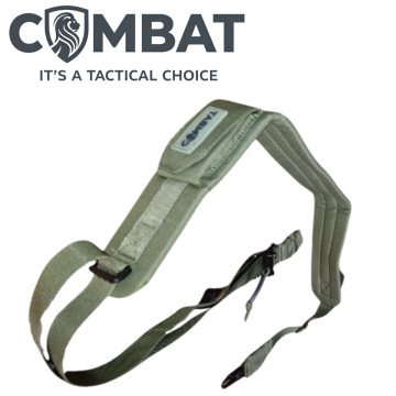 רצועה לנשק מרופדת דגם קומבט פלוס COMBAT צבע ריינגר גרין
