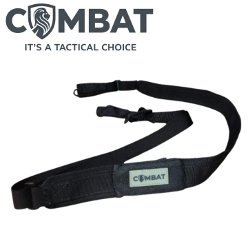 רצועה לנשק דקה דגם פאסט COMBAT צבע שחור