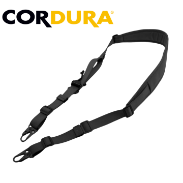 רצועה לנשק לוחם שחור CORDURA