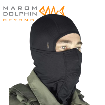 מסיכת פנים ללוחם MAROM DOLPHIN צבע שחור