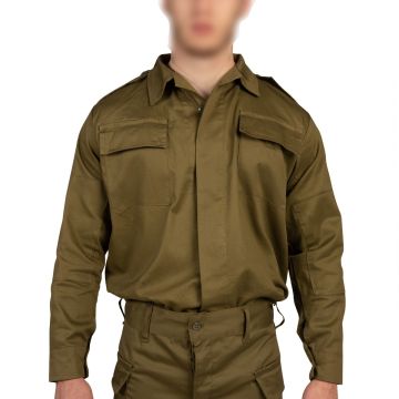 חולצת מדי ב בצבע זית - מדים צבאיים 
