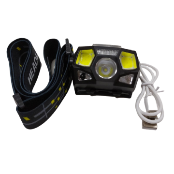 פנס ראש עם אור אדום וחיישן תנועה