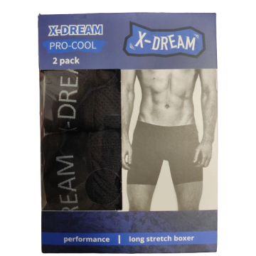 זוג בוקסרים ארוכים מנדפי זיעה X-DREAM
